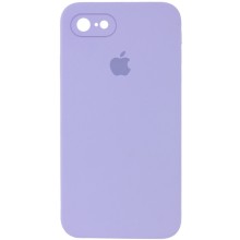 Чехол Silicone Case Square Full Camera Protective (AA) для Apple iPhone 6/6s (4.7") – Сиреневый