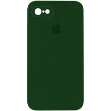 Чехол Silicone Case Square Full Camera Protective (AA) для Apple iPhone 6/6s (4.7") – Зеленый