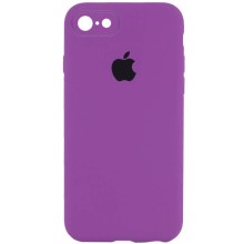 Чохол Silicone Case Square Full Camera Protective (AA) для Apple iPhone 6/6s (4.7") – Фіолетовий
