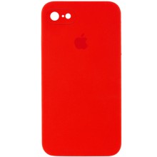 Чохол Silicone Case Square Full Camera Protective (AA) для Apple iPhone 6/6s (4.7") (Червоний)