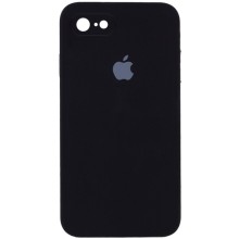 Чохол Silicone Case Square Full Camera Protective (AA) для Apple iPhone 6/6s (4.7") (Чорний)