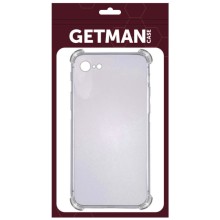 TPU чохол GETMAN Ease logo посилені кути для Apple iPhone 6/6s (4.7") – Серый (прозрачный)