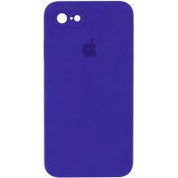 Чехол Silicone Case Square Full Camera Protective (AA) для Apple iPhone 6/6s (4.7") – Фиолетовый