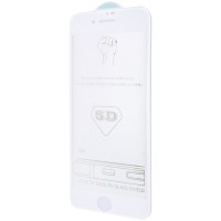 Защитное стекло 5D Hard (full glue) (тех.пак) для Apple iPhone 6/6s (4.7") – Белый