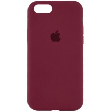 Чохол Silicone Case Full Protective (AA) для Apple iPhone 6/6s (4.7") – Бордовий