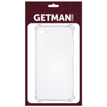 TPU чехол GETMAN Ease logo усиленные углы Full Camera для Apple iPhone 6/6s (4.7") – Бесцветный (прозрачный)