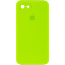 Чехол Silicone Case Square Full Camera Protective (AA) для Apple iPhone 6/6s (4.7") – Салатовый