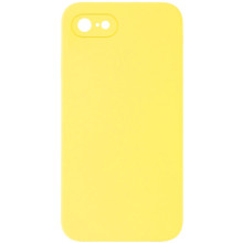 Чехол Silicone Case Square Full Camera Protective (AA) NOLOGO для Apple iPhone 6/6s (4.7") – Желтый
