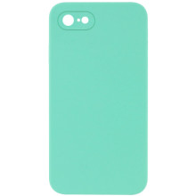 Чехол Silicone Case Square Full Camera Protective (AA) NOLOGO для Apple iPhone 6/6s (4.7") – Бирюзовый