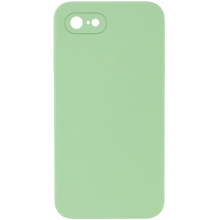 Чехол Silicone Case Square Full Camera Protective (AA) NOLOGO для Apple iPhone 6/6s (4.7") – Мятный