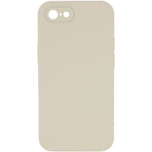 Чехол Silicone Case Square Full Camera Protective (AA) NOLOGO для Apple iPhone 6/6s (4.7") – Бежевый