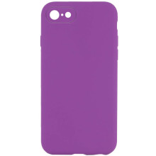 Чехол Silicone Case Square Full Camera Protective (AA) NOLOGO для Apple iPhone 6/6s (4.7") – Фиолетовый