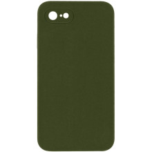 Чехол Silicone Case Square Full Camera Protective (AA) NOLOGO для Apple iPhone 6/6s (4.7") – Зеленый