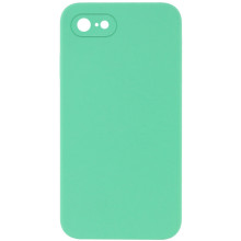 Чехол Silicone Case Square Full Camera Protective (AA) NOLOGO для Apple iPhone 6/6s (4.7") – Зеленый