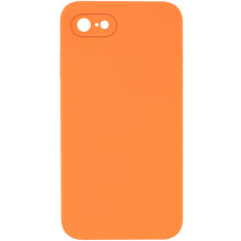 Чехол Silicone Case Square Full Camera Protective (AA) NOLOGO для Apple iPhone 6/6s (4.7") – Оранжевый