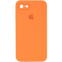 Чехол Silicone Case Square Full Camera Protective (AA) для Apple iPhone 6/6s (4.7") – Оранжевый