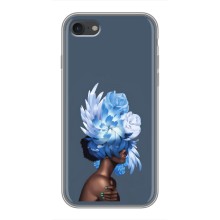 Чехлы (ART) Цветы на iPhone 6 / 6s (VPrint) (Цветы на голове)