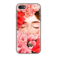 Чехлы (ART) Цветы на iPhone 6 / 6s (VPrint) (Глаза в цветах)