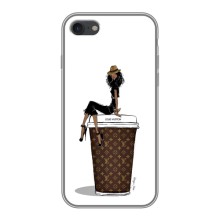 Чехлы Луи Витон для iPhone 6 / 6s (AlphaPrint - LOUIS VUITTON) (кофе LOUIS VUITTON)