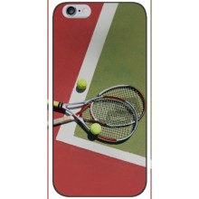 Чехлы с принтом Спортивная тематика для iPhone 6 / 6s – Ракетки теннис