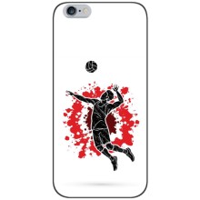 Чохли з прінтом Спортивна тематика для iPhone 6 / 6s – Волейболіст