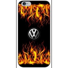 Чехол "Фольксваген" для iPhone 6 / 6s – Огненный Лого