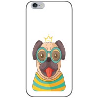 Бампер для iPhone 6 / 6s с картинкой "Песики" (Собака Король)