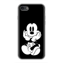 Міккі Маус чохол для iPhone 6 / 6s (AlphaPrint - Мультяшні) (Маус на чорному)