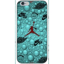 Силиконовый Чехол Nike Air Jordan на Айфон 6 (Джордан Найк)