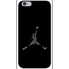 Силиконовый Чехол Nike Air Jordan на Айфон 6 – Джордан