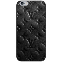 Текстурный Чехол Louis Vuitton для Айфон 6 – Черный ЛВ