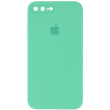 Чохол Silicone Case Square Full Camera Protective (AA) для Apple iPhone 7 plus / 8 plus (5.5") – Зелений