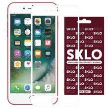 Захисне скло SKLO 3D для Apple iPhone 7 plus / 8 plus (5.5") (Білий)