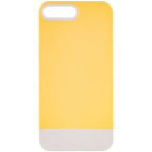 Чохол TPU+PC Bichromatic для Apple iPhone 7 plus / 8 plus (5.5") (Creamy-yellow)