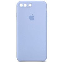 Чехол Silicone Case Square Full Camera Protective (AA) для Apple iPhone 7 plus / 8 plus (5.5") – Голубой