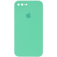 Чохол Silicone Case Square Full Camera Protective (AA) для Apple iPhone 7 plus / 8 plus (5.5") – Зелений