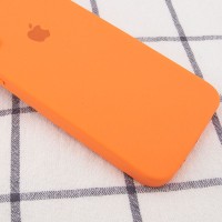 Чохол Silicone Case Square Full Camera Protective (AA) для Apple iPhone 7 plus / 8 plus (5.5") – Помаранчевий