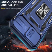 Ударопрочный чехол Camshield Army Ring для Apple iPhone 7 plus / 8 plus (5.5") – Синий