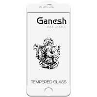 Защитное стекло Ganesh (Full Cover) для Apple iPhone 7 plus / 8 plus (5.5") – Белый