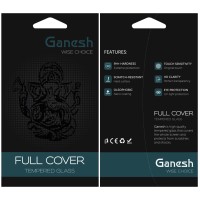 Захисне скло Ganesh (Full Cover) для Apple iPhone 7 plus / 8 plus (5.5") – Білий