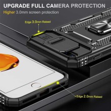 Ударостійкий чохол Camshield Army Ring для Apple iPhone 7 plus / 8 plus (5.5") – Чорний