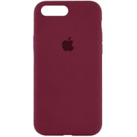 Чехол Silicone Case Full Protective (AA) для Apple iPhone 7 plus / 8 plus (5.5") – Бордовый