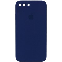 Чохол Silicone Case Square Full Camera Protective (AA) для Apple iPhone 7 plus / 8 plus (5.5") – Темно-синій
