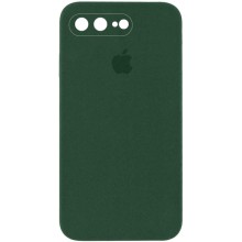 Чехол Silicone Case Square Full Camera Protective (AA) для Apple iPhone 7 plus / 8 plus (5.5") – Зеленый