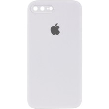 Чехол Silicone Case Square Full Camera Protective (AA) для Apple iPhone 7 plus / 8 plus (5.5") – Белый