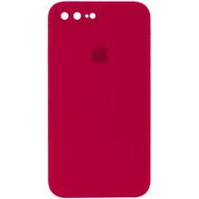 Чохол Silicone Case Square Full Camera Protective (AA) для Apple iPhone 7 plus / 8 plus (5.5") – Червоний
