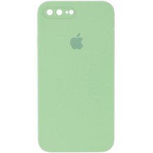 Чохол Silicone Case Square Full Camera Protective (AA) для Apple iPhone 7 plus / 8 plus (5.5") – М'ятний