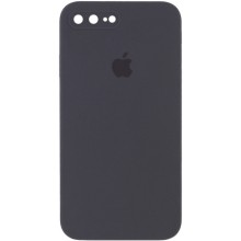 Чохол Silicone Case Square Full Camera Protective (AA) для Apple iPhone 7 plus / 8 plus (5.5") – Сірий