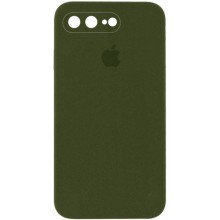 Чохол Silicone Case Square Full Camera Protective (AA) для Apple iPhone 7 plus / 8 plus (5.5") – Зелений