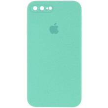 Чохол Silicone Case Square Full Camera Protective (AA) для Apple iPhone 7 plus / 8 plus (5.5") – Бірюзовий